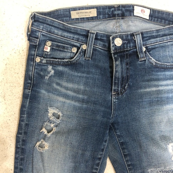 AG Jeans Stilt Roll-Up - Cigarette Roll-Up - Picture 3 of 4